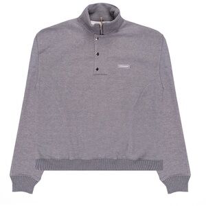 Karmagawa 1/4 Zip Sweater Gray NWT